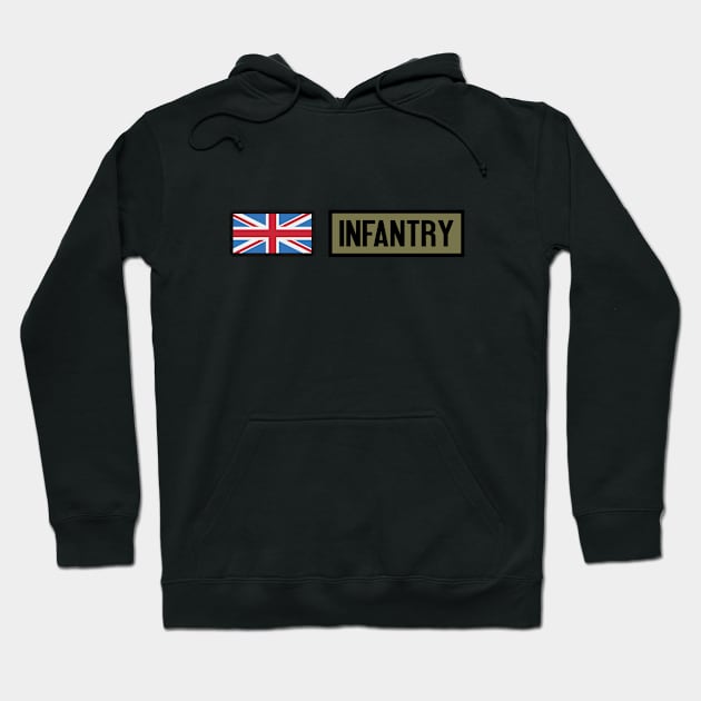 British Infantry Hoodie by Jared S Davies